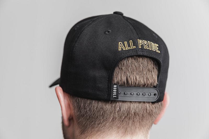 Black Nobull Classic Hat (PRIDE) Men's Hats | CA J1619P